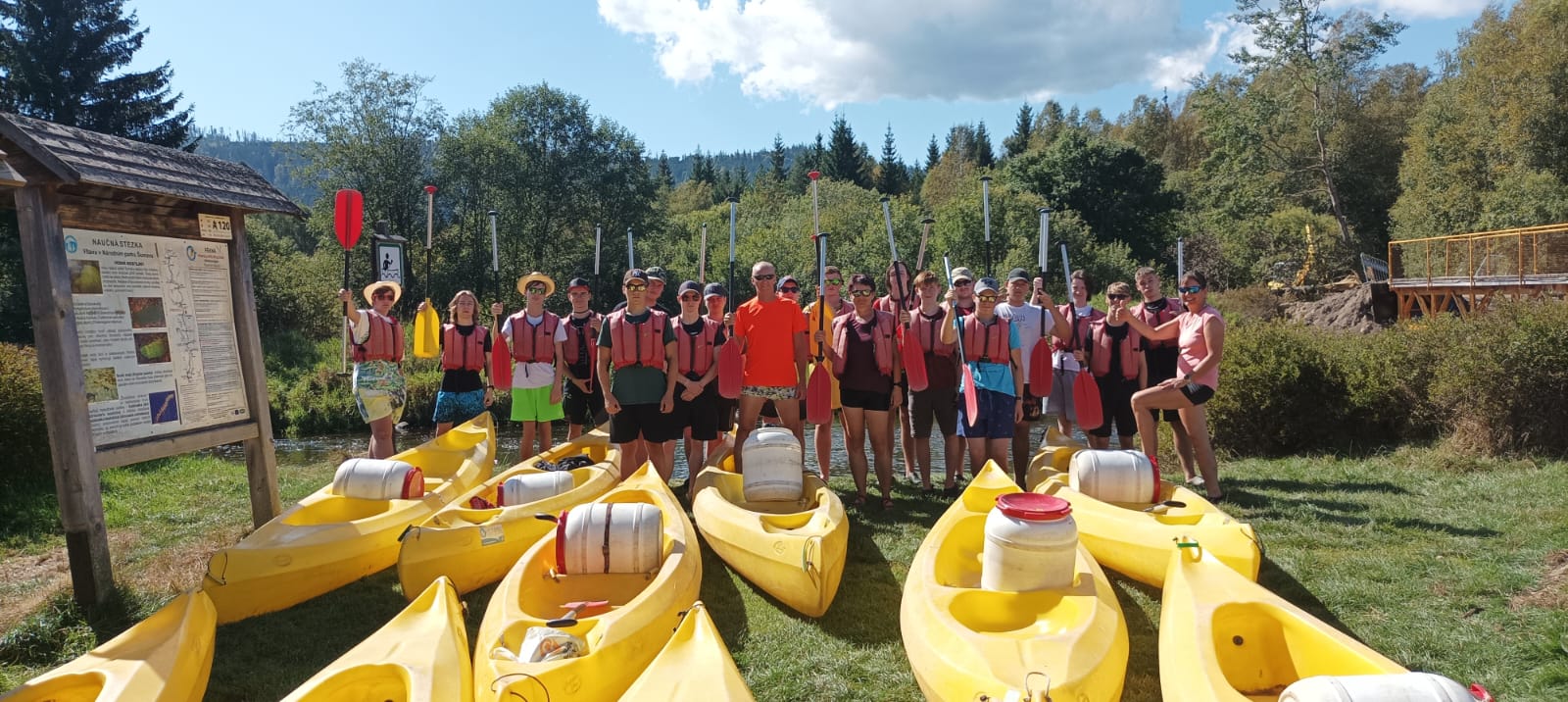 Sportovně turistický kurz IT2A 18.-22.9.2023 v Nové Peci na Šumavě