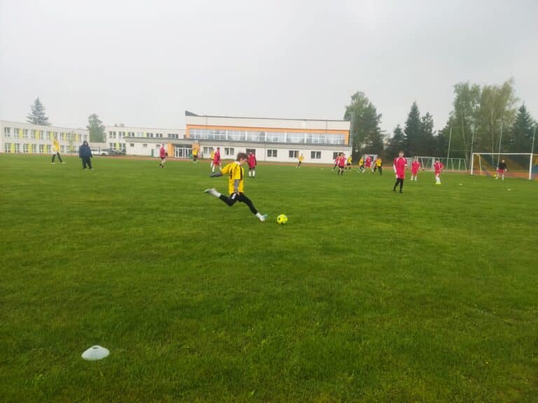 okresní kolo ve fotbalu v Kaplici 18. 4. 2024