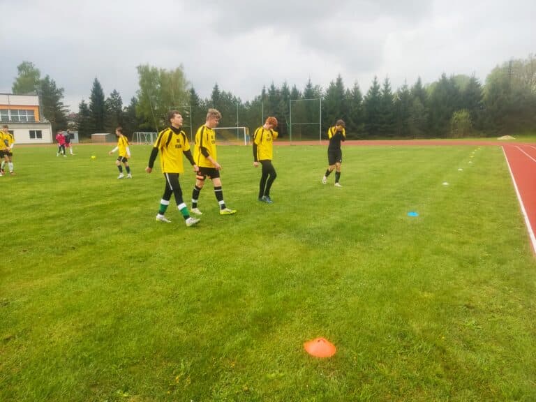 okresní kolo ve fotbalu v Kaplici 18. 4. 2024