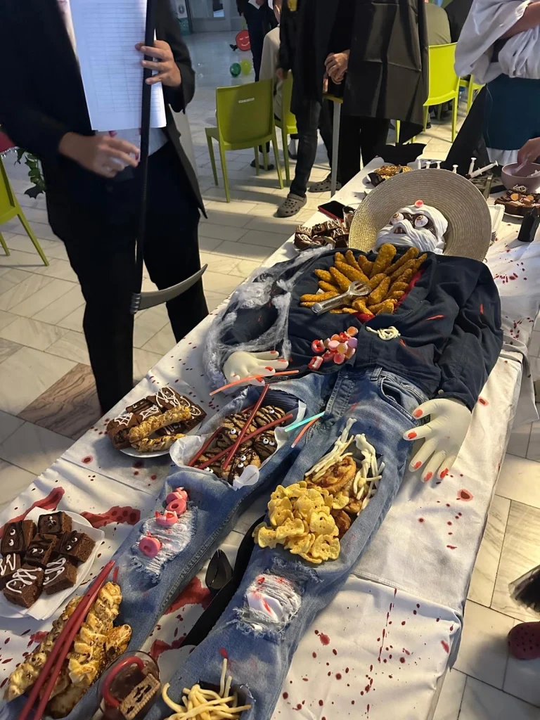Halloweenská přehlídka na domově mládeže