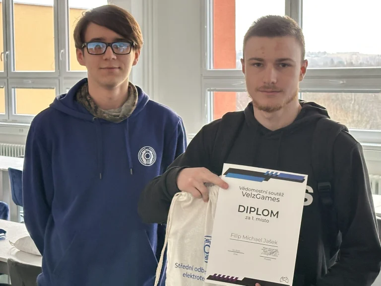 Vyhlášení vítězů soutěže VelzGames