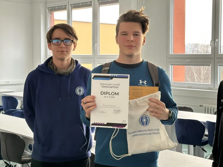 Vyhlášení vítězů soutěže VelzGames