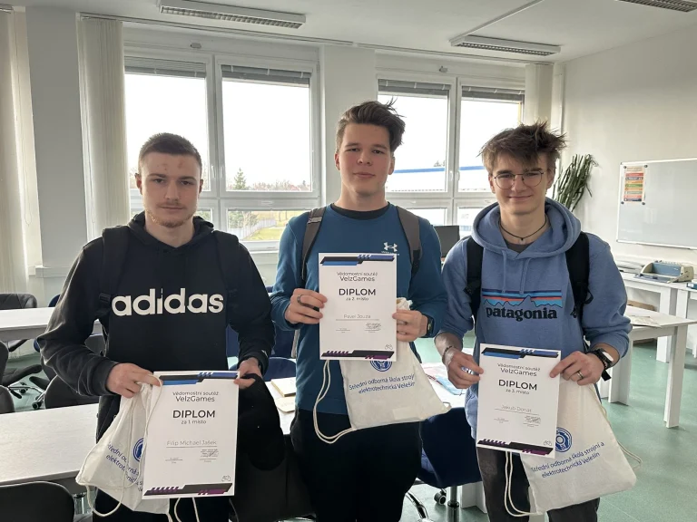 Vyhlášení vítězů soutěže VelzGames